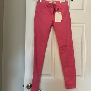 Zara pink skinny jeans